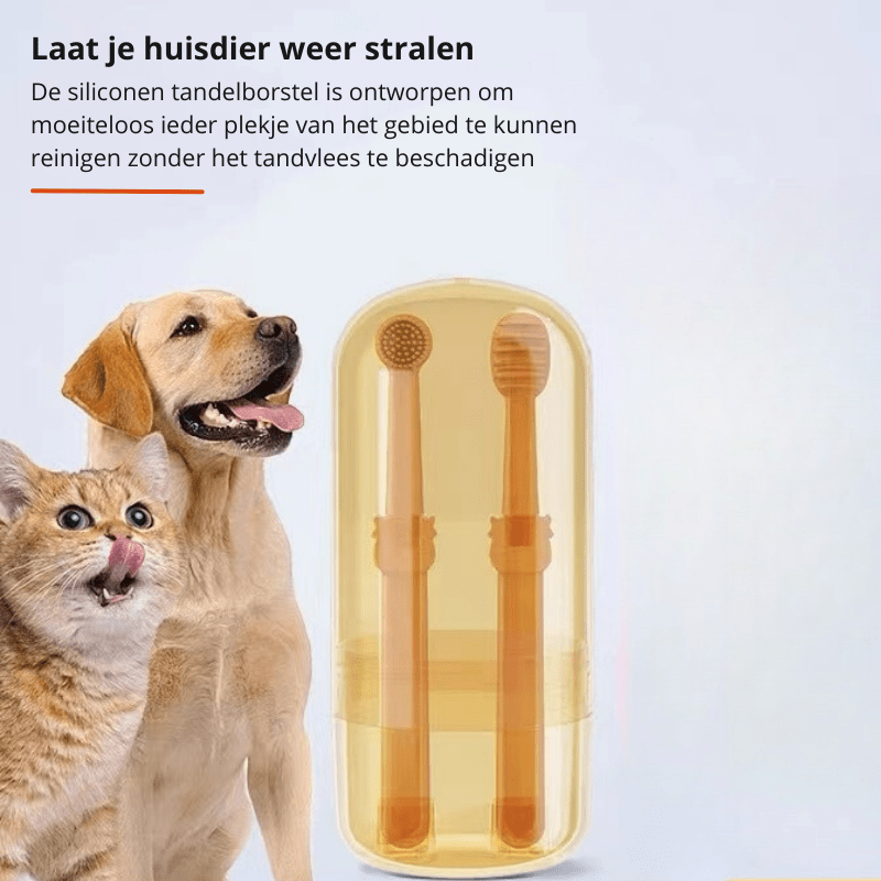 BowLift | Gentle silicone toothbrush for dogs & cats