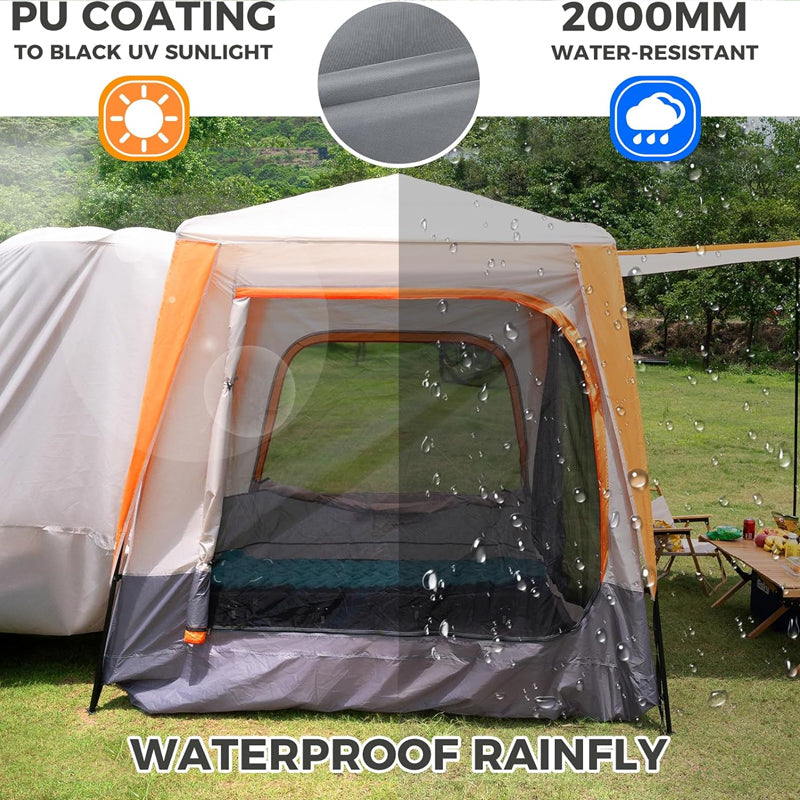 BowLift | SUV Camping Tent Double Door Design Rainfly Waterproof Outdoor SUV Tent with Poles