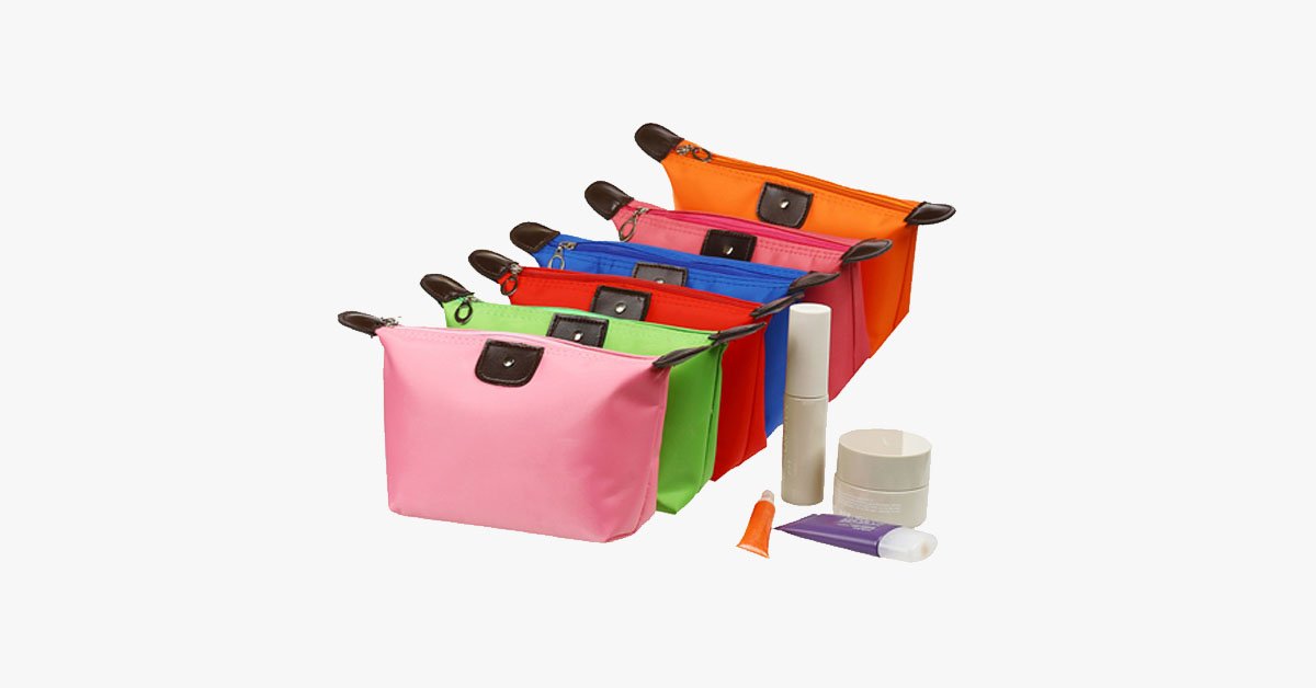 BowLift | Candy Cosmetic Travel Case - Nylon Bag - Zipper Closure - Perfect for Organizing Your Cosmetics!