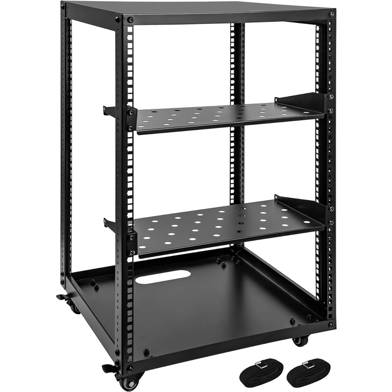BowLift | 15U Server Rack Open Frame Network Server Rack AV Rack with