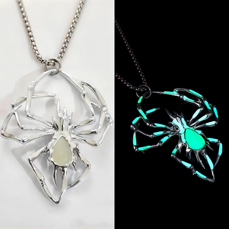 BowLift | Glow-in-the-Dark 3D Spider Necklace
