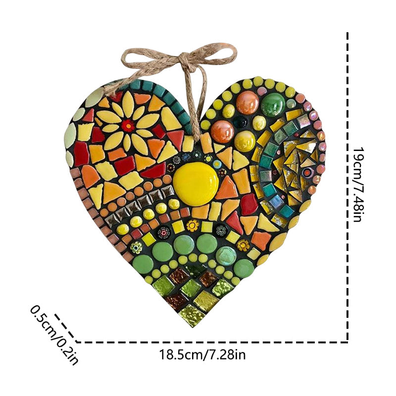 BowLift | Large Garden Mosaic Heart Decoration