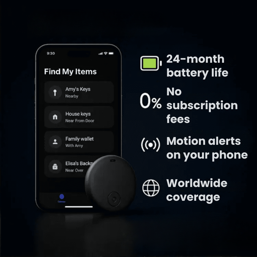 BowLift | GPS Tracker for Motorcycles | No Subscription, Compatible with Android & iOS for Real-Time Location Tracking