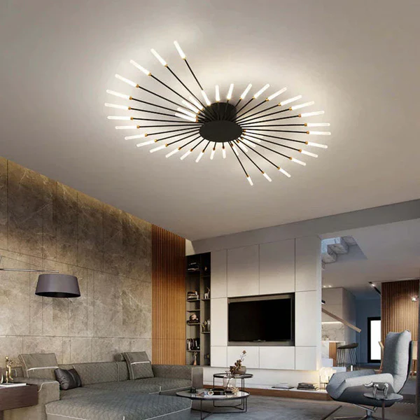 BowLift | Flush Mount Ceiling Light Fireworks | Living Room/Bedroom