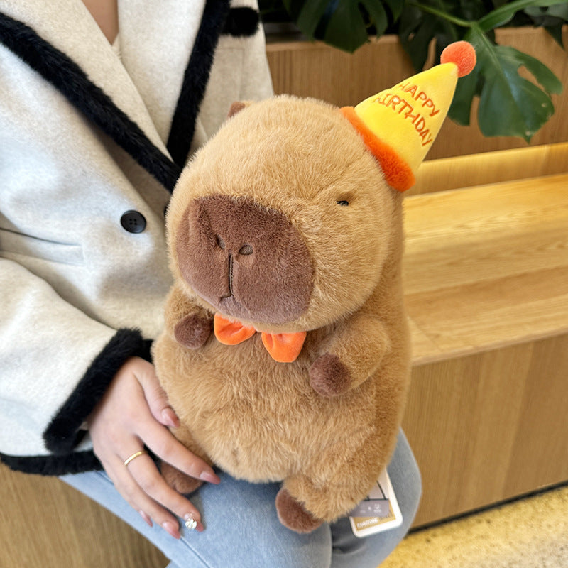 BowLift | Birthday Capybara Plush Toy