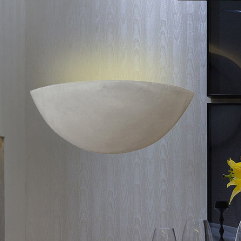 BowLift | Cement Bowl/Cylinder Shade Wall Lighting Modern Style 1 Light Bathroom Wall Light Fixture in Gray