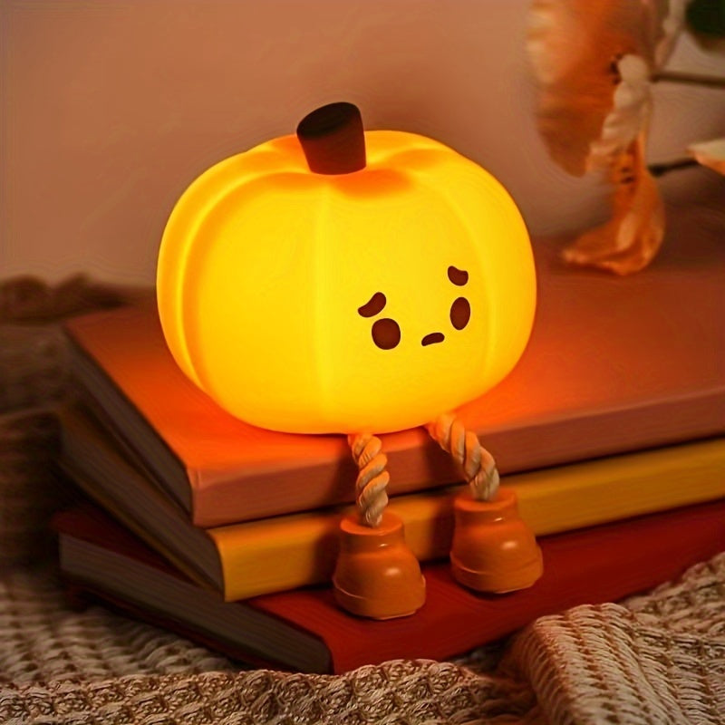 BowLift | LED night light in the shape of a pumpkin, USB rechargeable