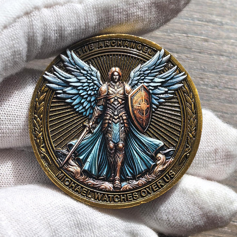 BowLift | The Archangel Michael watches over us Challenge Coin