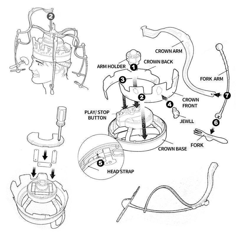 BowLift | Essen Game Hat Funny Devious Party Crown Type Toy