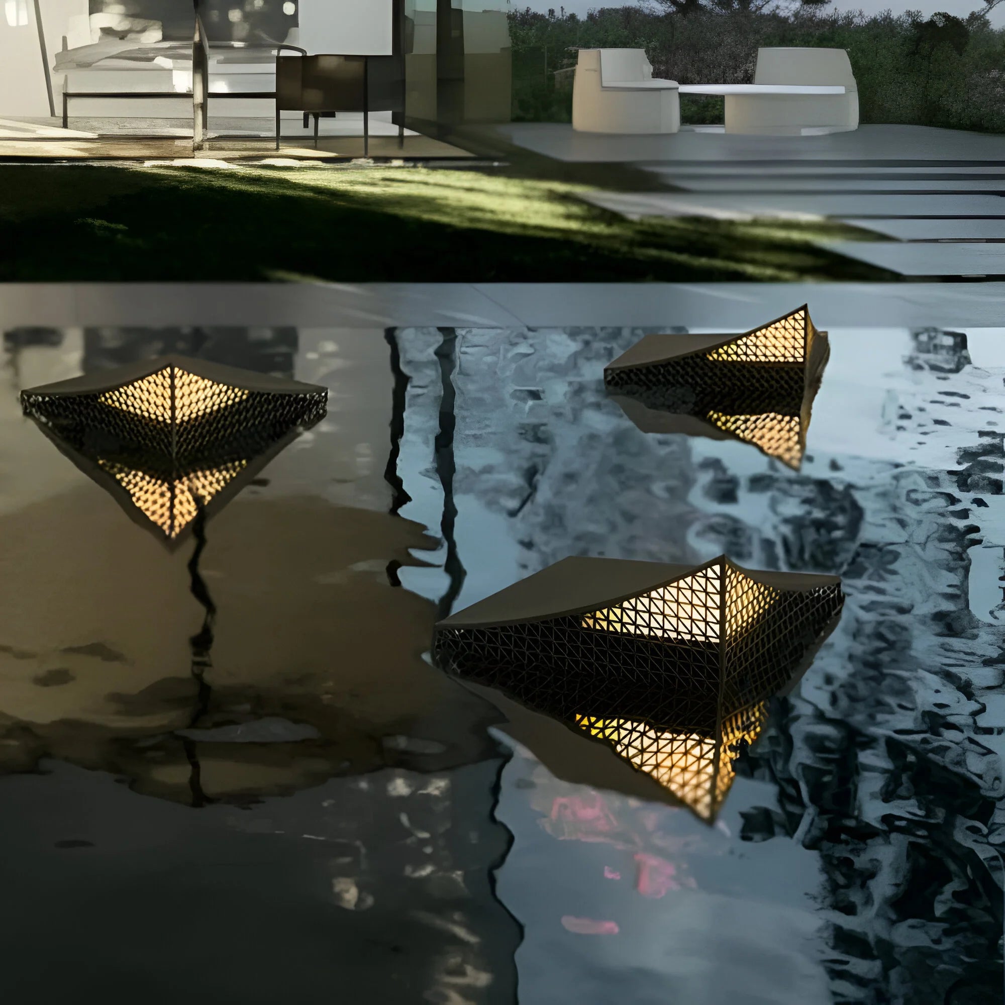 SolarEdge – Solar Outdoor Pyramid Light