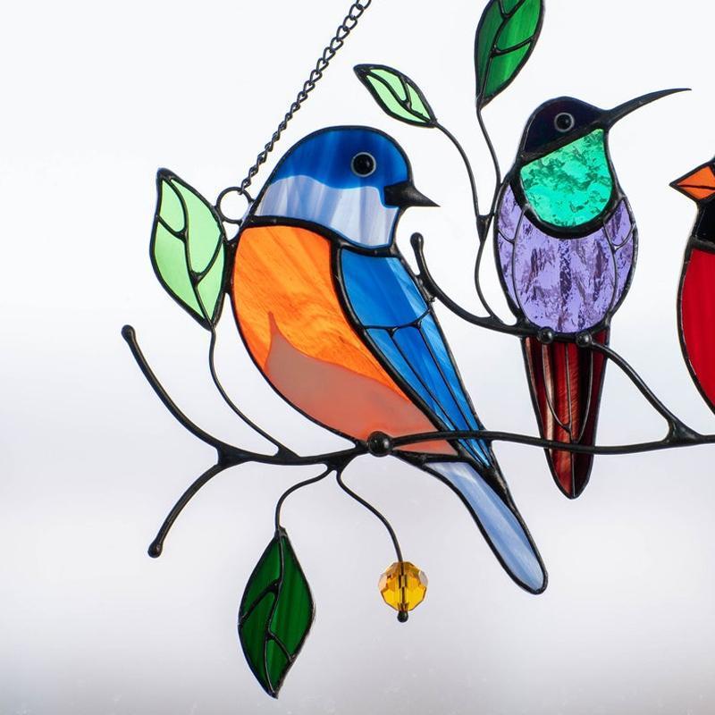 BowLift | Colorful Bird Window Hanger Sun Seeker