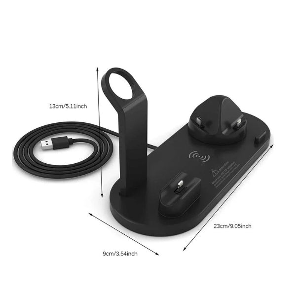 BowLift | 7-in-1 Wireless Charging Station with MagSafe & CryoBoost – Fast & Efficient Charging for iPhone, Apple Watch, and More