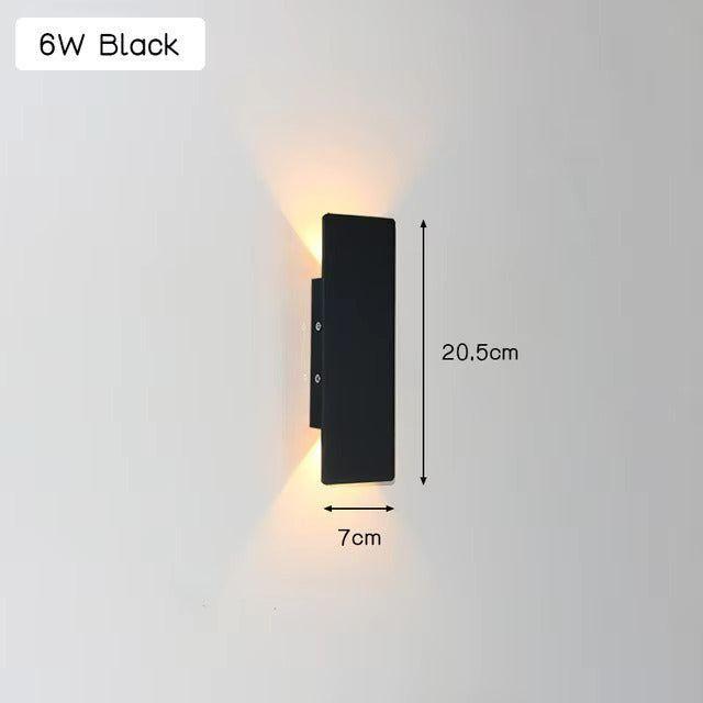 BowLift | Light - Modern weatherproof LED wall lamp made of aluminum for outdoor use