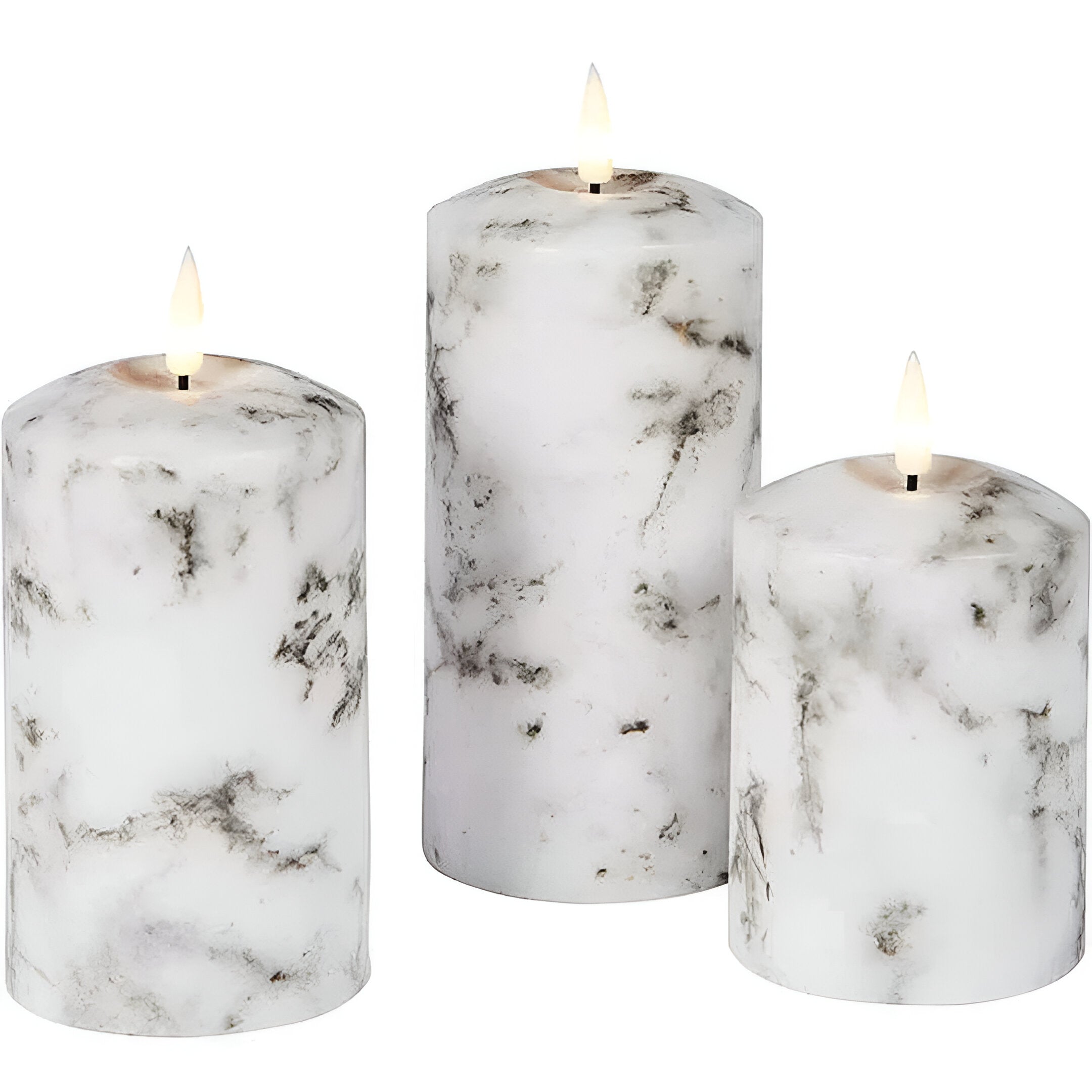 EmberGlow – Flameless Flickering LED Candle Table Lamp Set