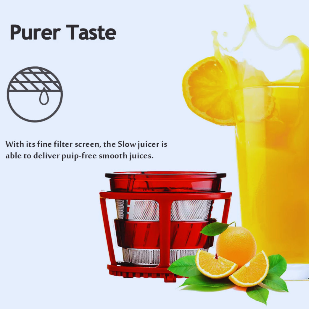BowLift | Cold Press Slow Juicer – Enjoy Smooth, Pulp-Free Fresh Juice