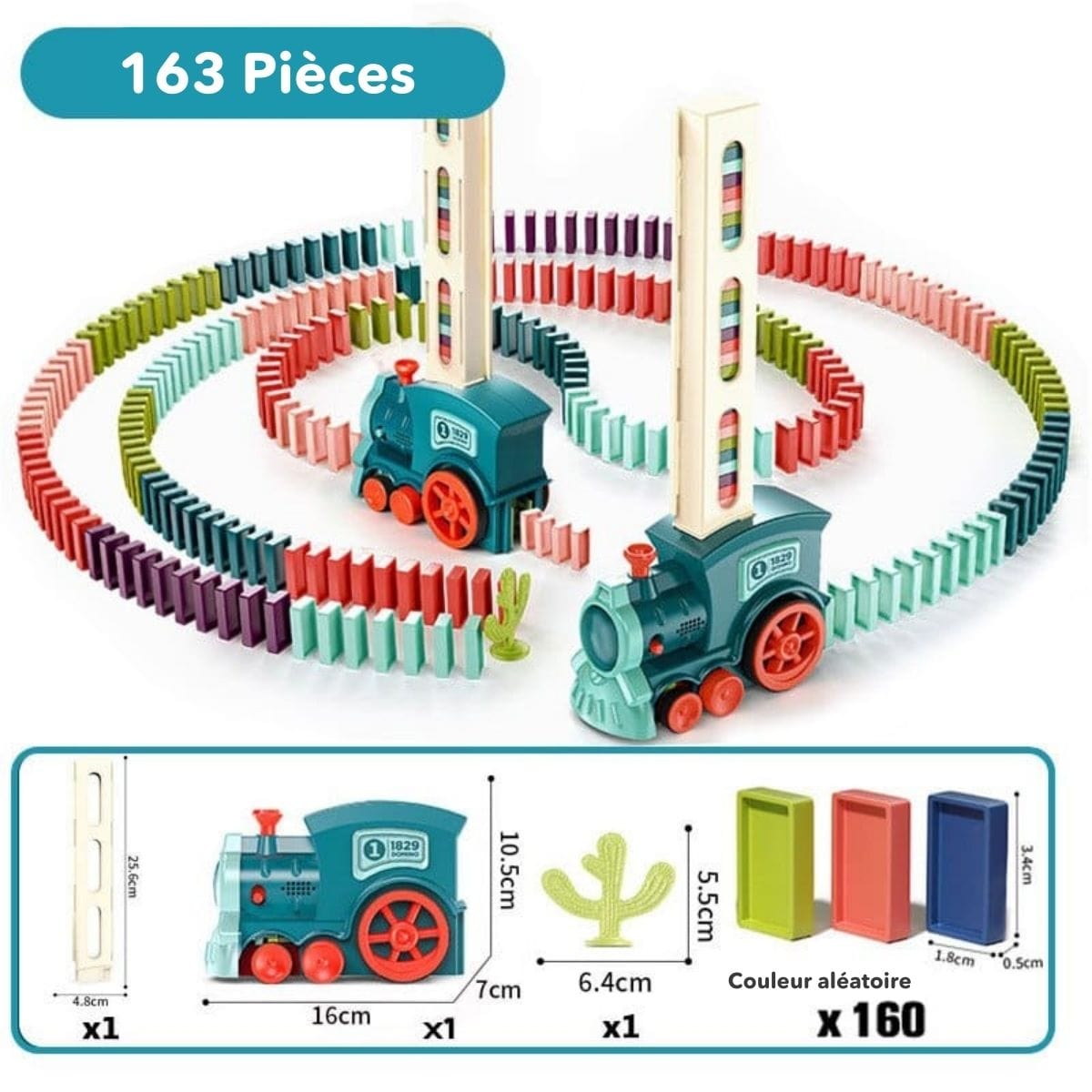BowLift | Automatic Domino Train | Creative Educational Toy for Kids