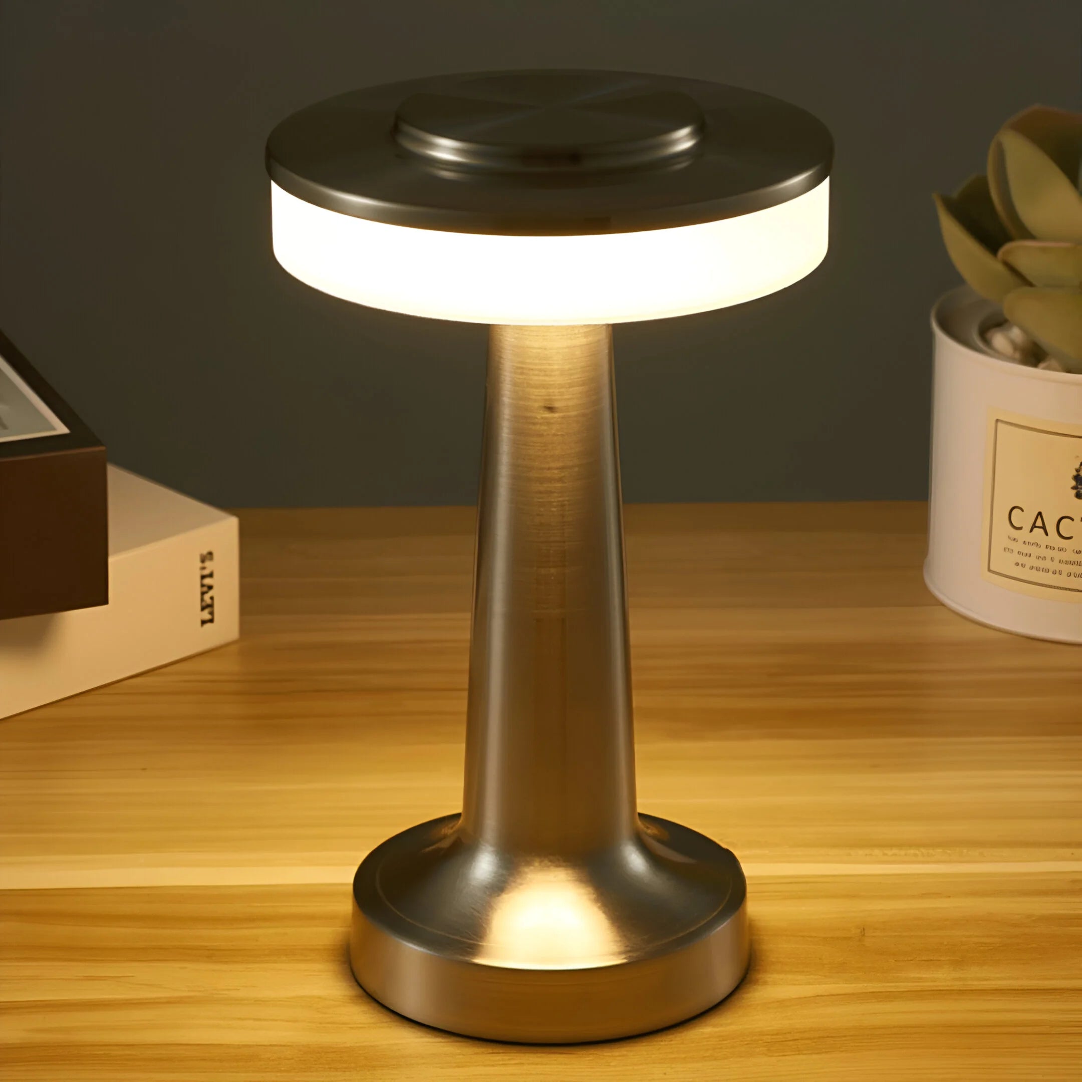 LumeEdge – Sleek Wireless Table Lamp