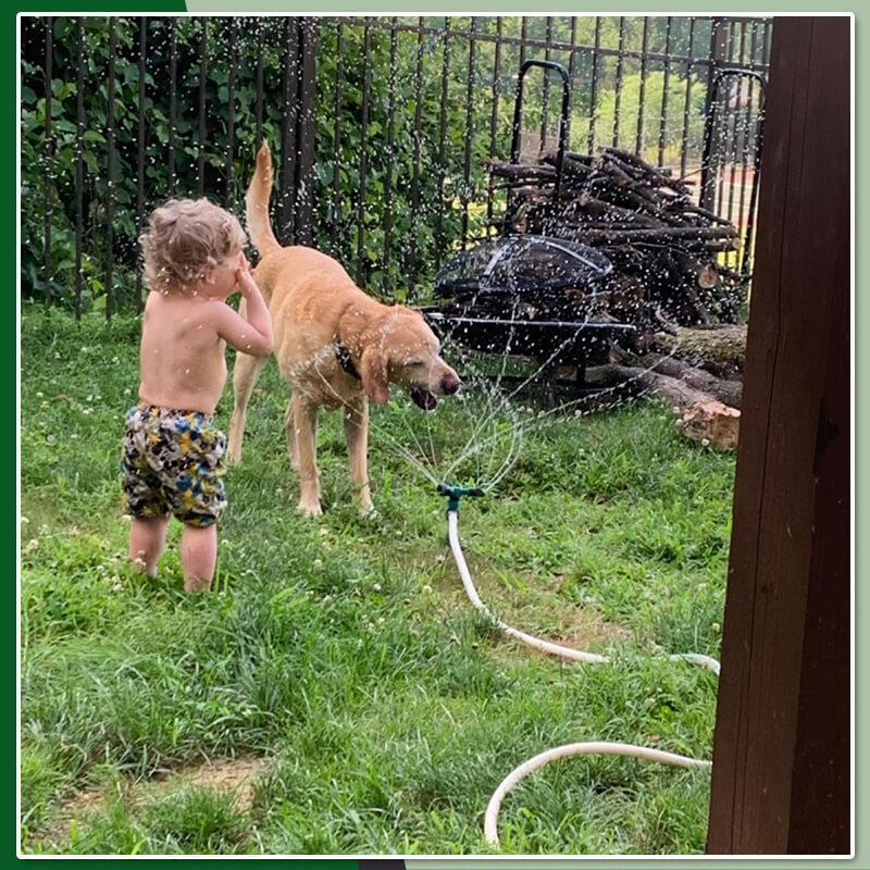 BowLift | 360-Degree Rotating Garden Sprinkler