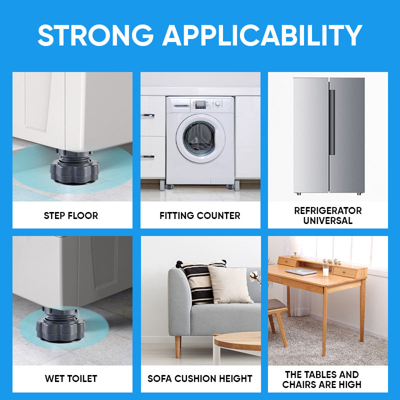 BowLift | 4 Pcs Adjustable Height Washing Machine Support