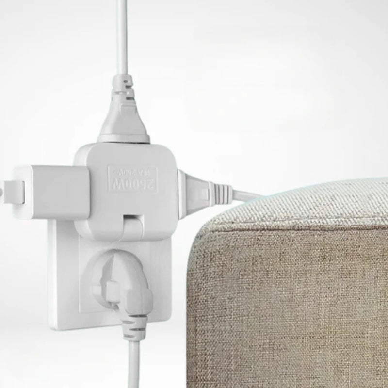 BowLift | FlexiPlug – Ultrap thin 180° rotatable power strip with multiple sockets