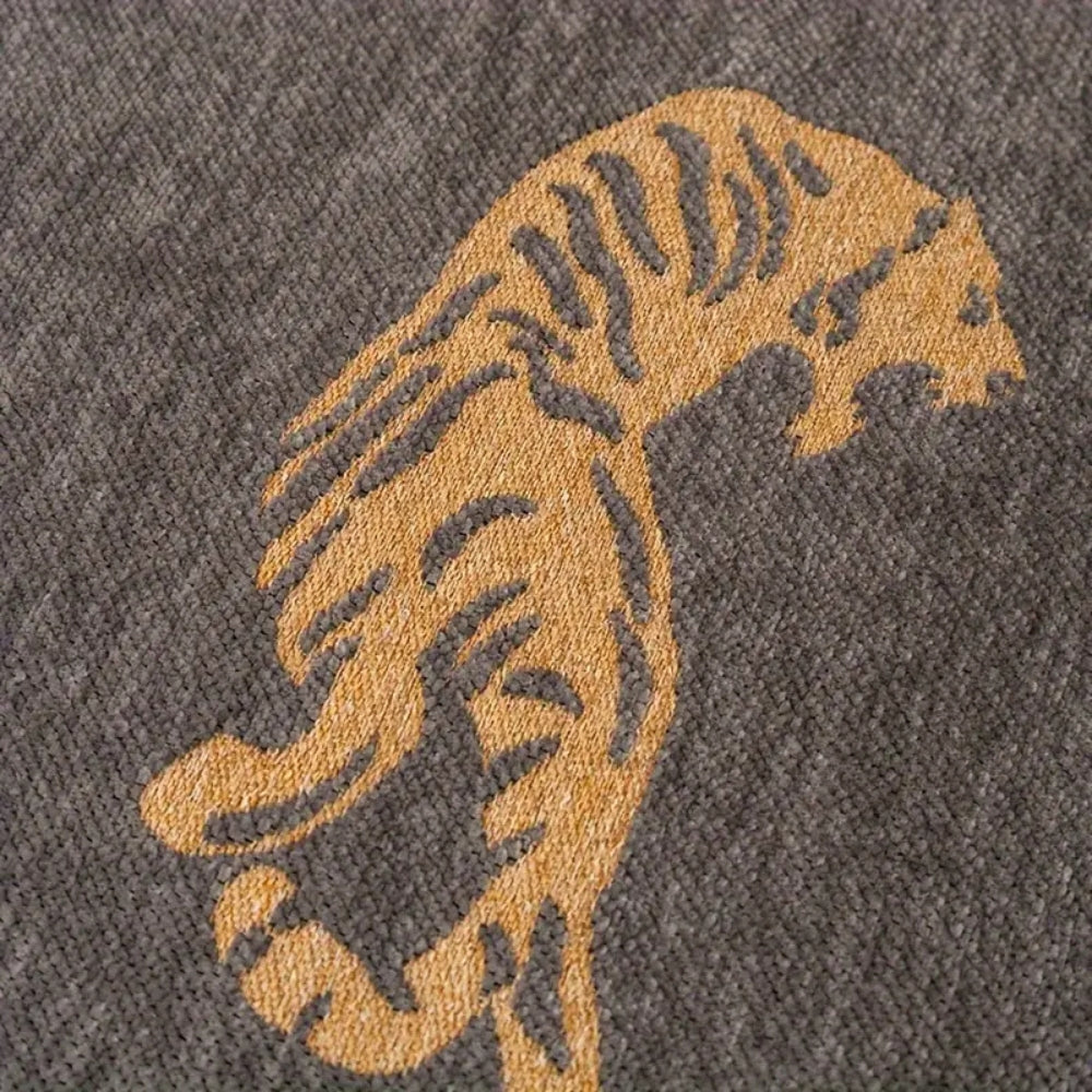 BowLift | Safari Tiger Chenille Sofa Cover