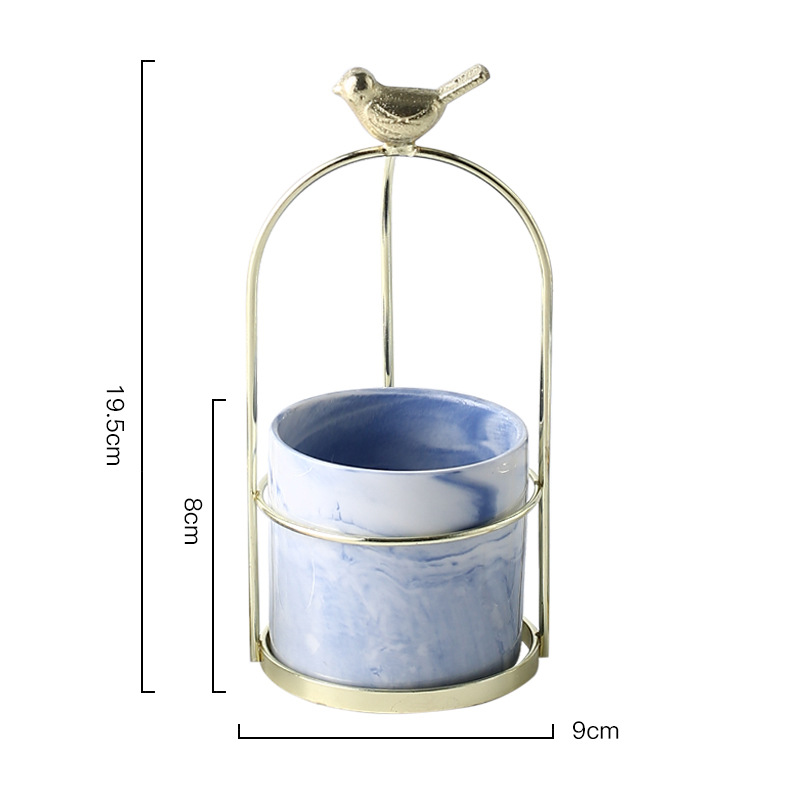 BowLift | Flower plant pots with bird design for stylish decoration