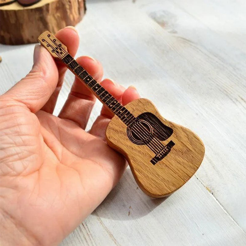 BowLift | Acoustic Guitar Wooden Pick Box