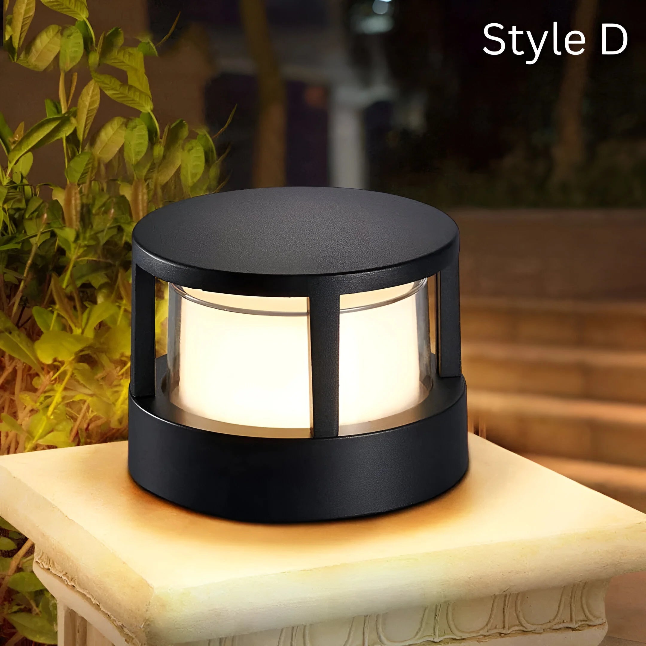 LumePost – Cylindrical Garden Floor Lamp