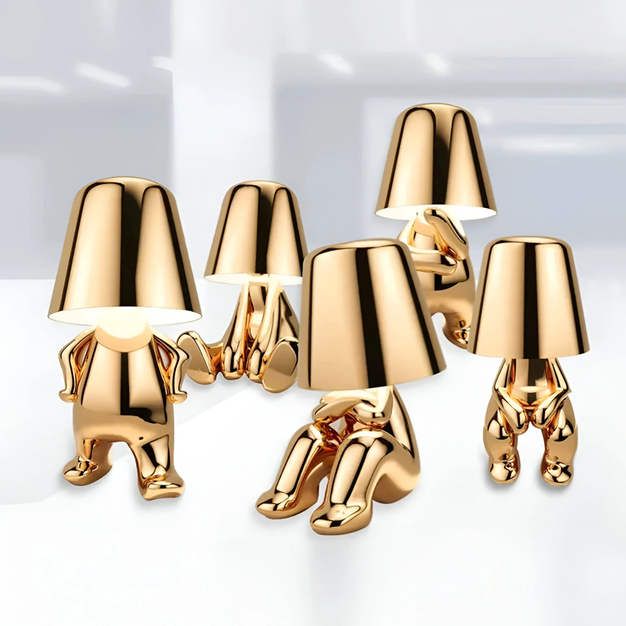 ThinkerGlow – Artistic Luxury Table Lamp Collection