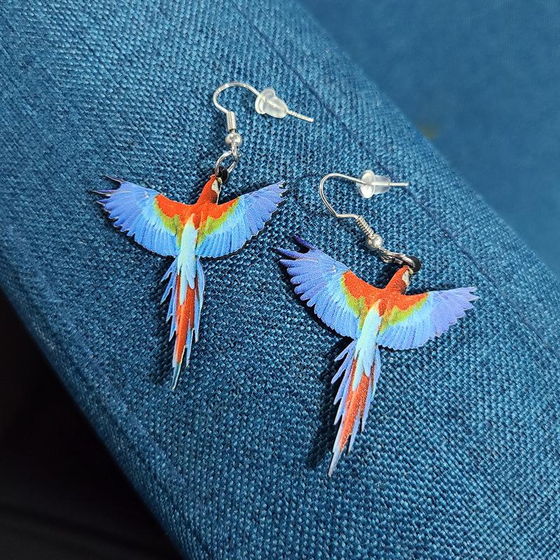 BowLift | Acrylic Drop Bird Earrings