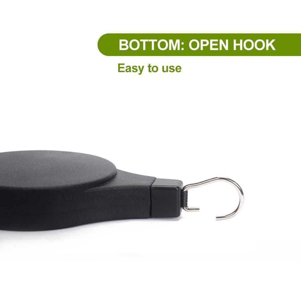 BowLift | Retractable hook for garden baskets, flower pots, bird feeders, etc.