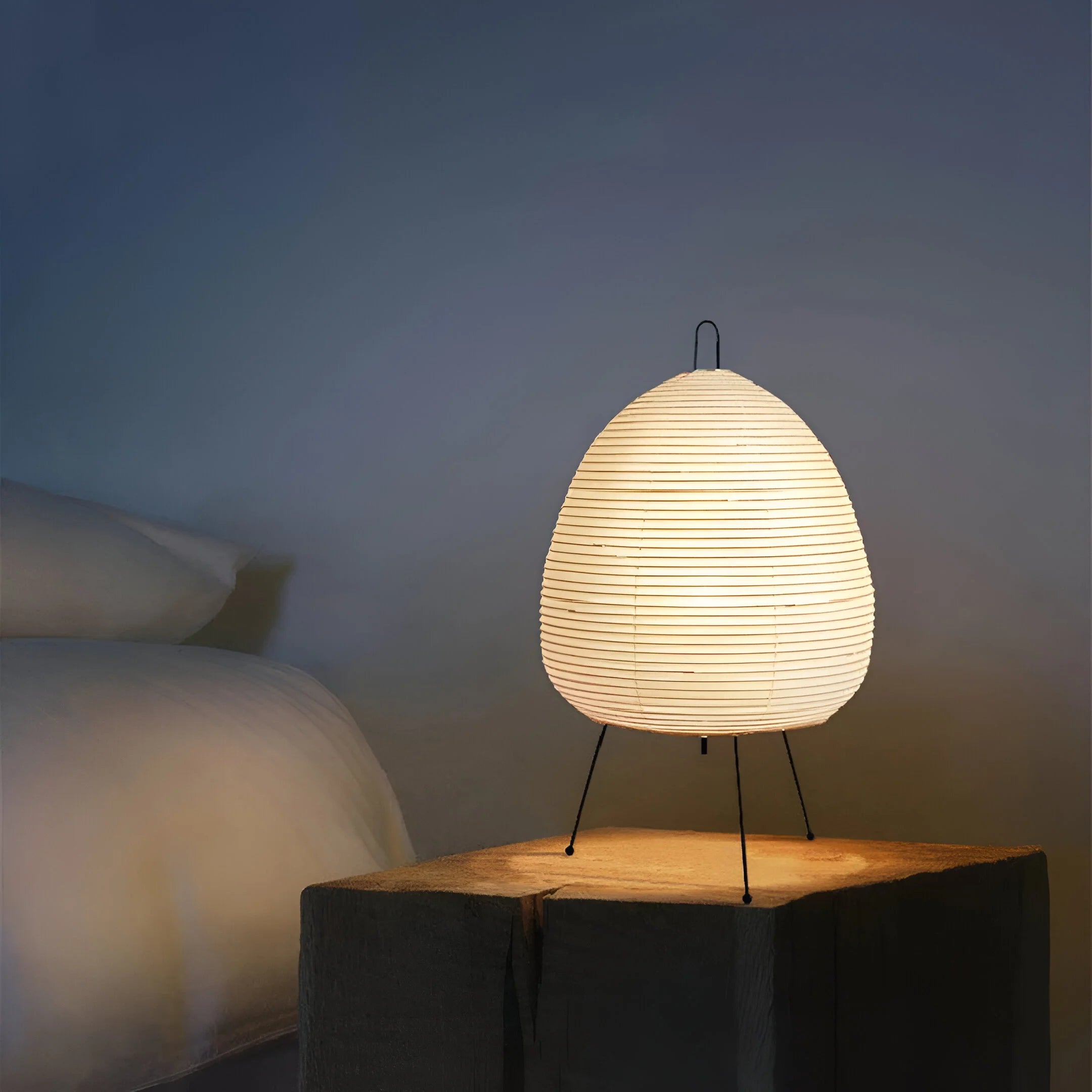 ZenGlow – Handwoven Lantern Table Lamp