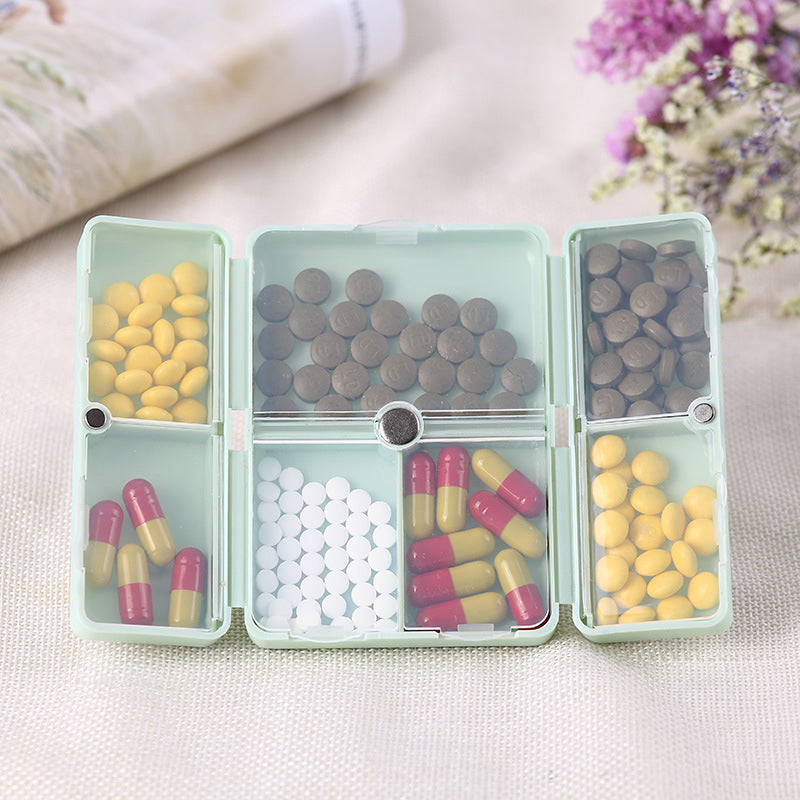 BowLift | 7 Compartments Portable Medication Organizer