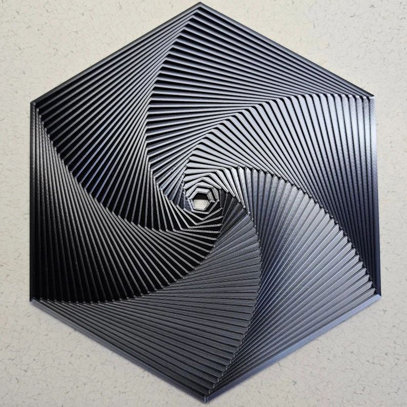 BowLift | 3D-printed Fractal Fidget Hexagon