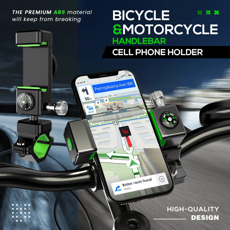BowLift | Cycling Illuminated Compass Phone Holder