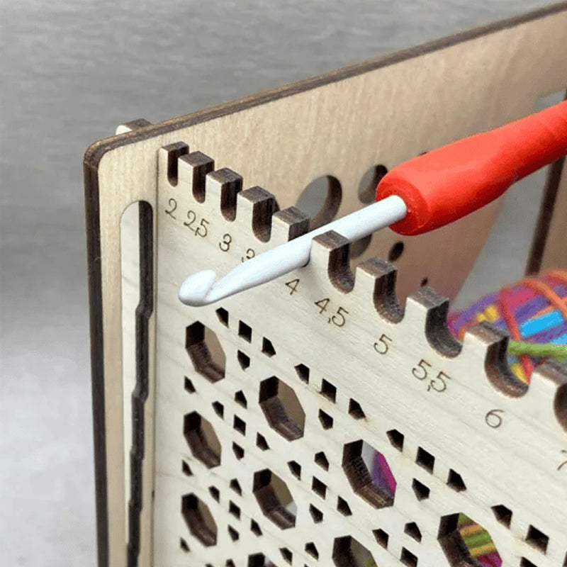 BowLift | All-in-one Wood Yarn Bowl - Multifunctional Knitting Tool