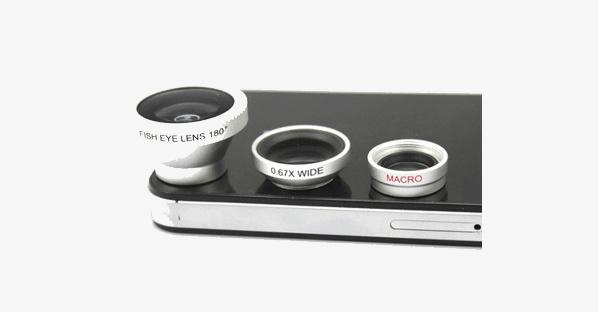 BowLift | 3-piece camera lens attachment set for smartphones – Take better pictures!