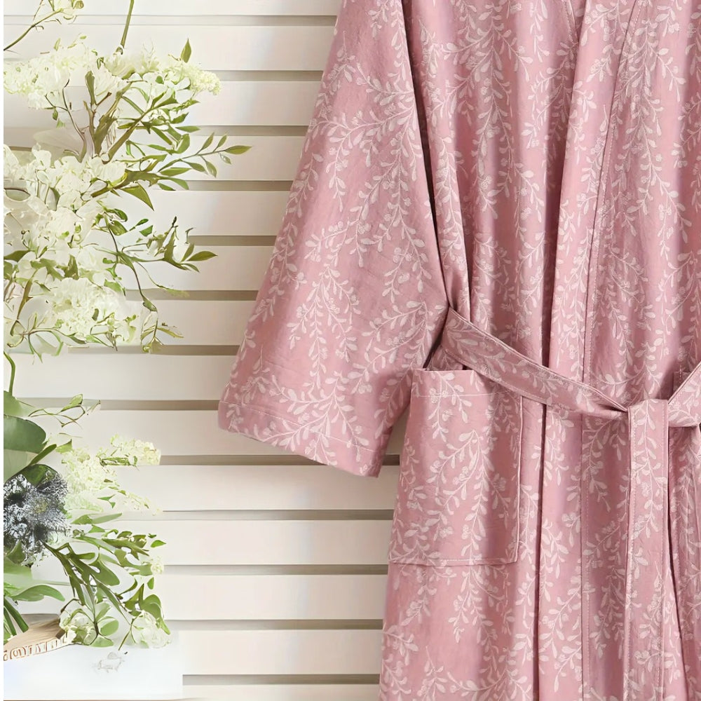 BowLift | Featherlight Jacquard Cotton Bath Robe