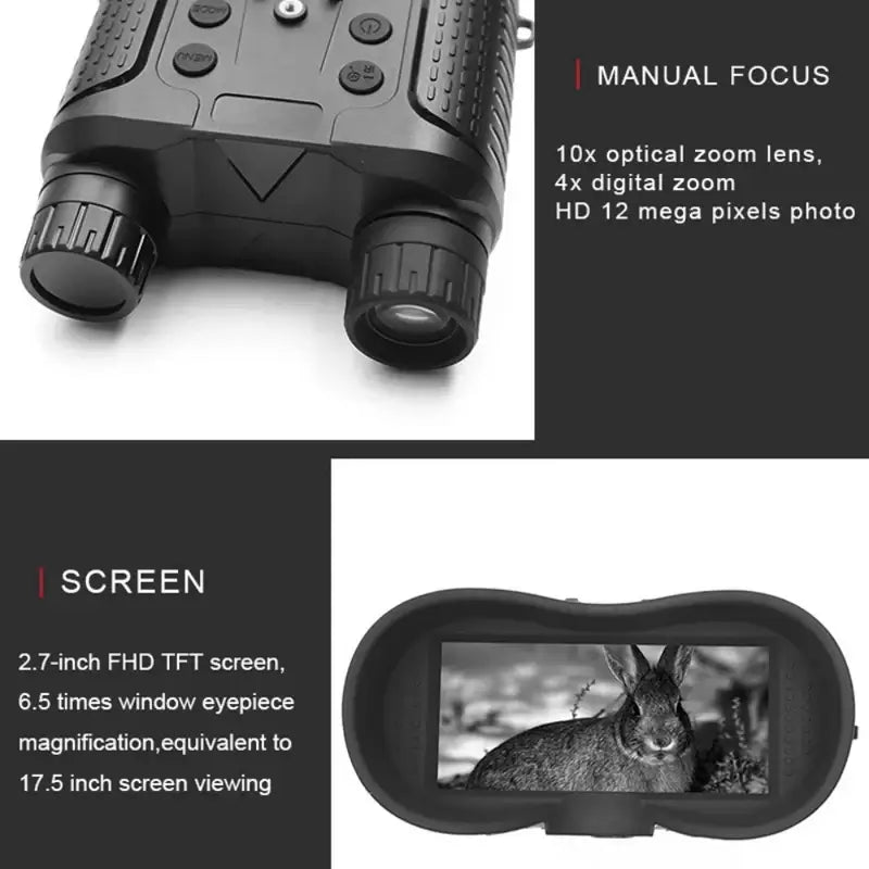 3D Night Vision IR Binoculars