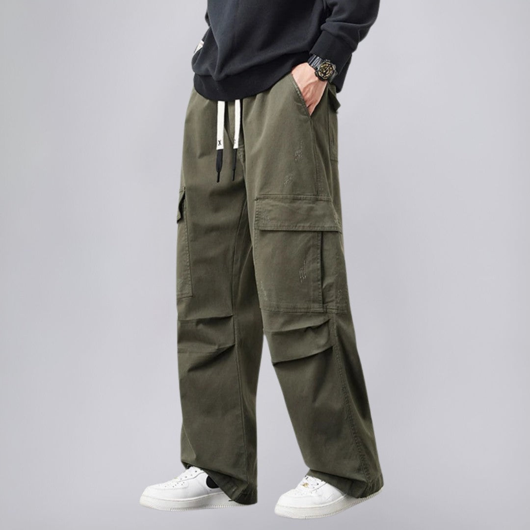Utility Cargo Pants with Relaxed Fit