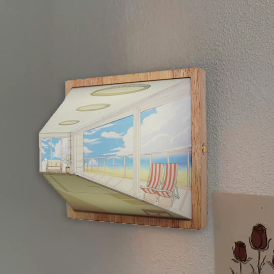 BowLift | 3D Glasses-Free Gallery Optical Illusion Wall Lamp & Night Light