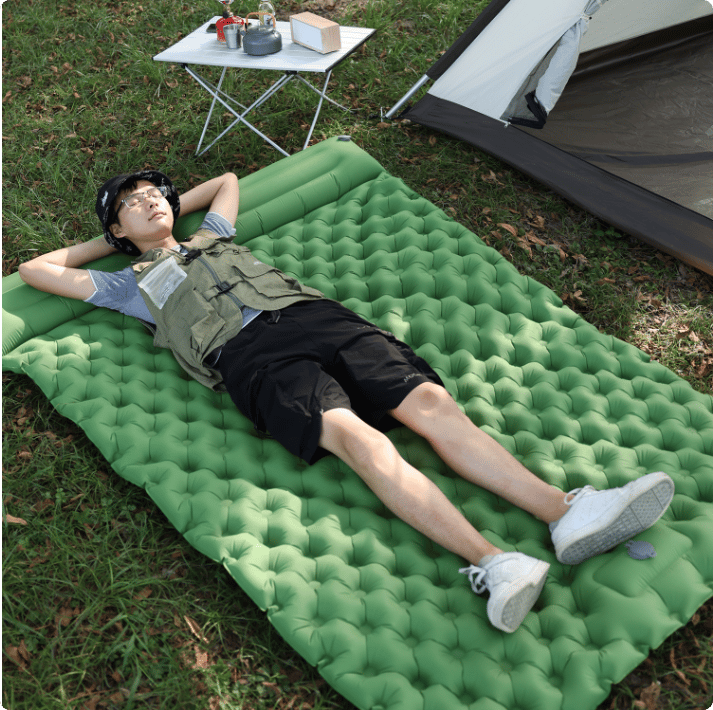 BowLift | GreenCloud Air Sleeping Pad: Ultimate Comfort for Every Adventure