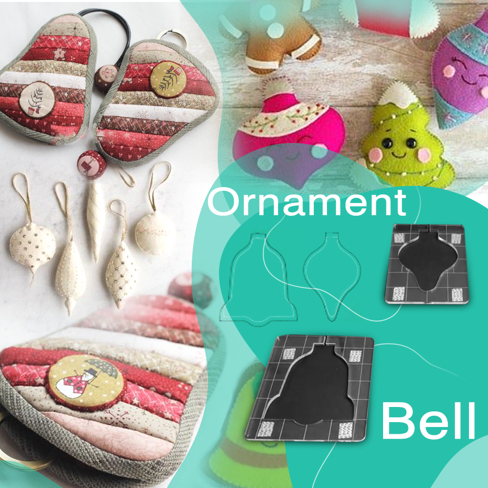 BowLift | Christmas Motif Quilting Template Set (6 PCS)  - With Instructions