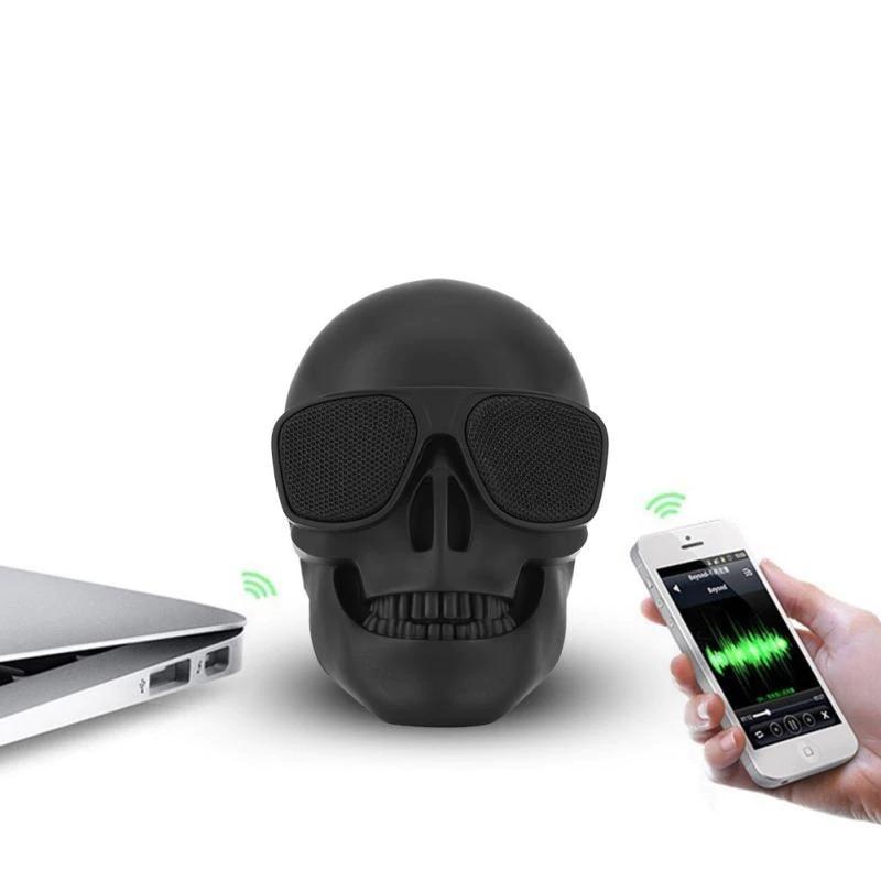 BowLift | Black Skull Speaker Bluetooth  Stereo Speaker