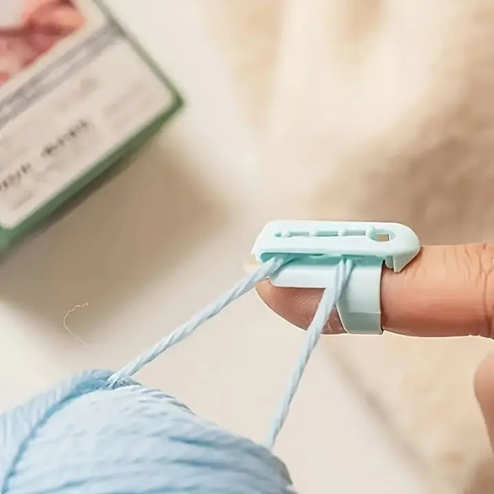 BowLift | 5 pieces | Yarn guide ring – Comfortable knitting & crocheting without finger strain