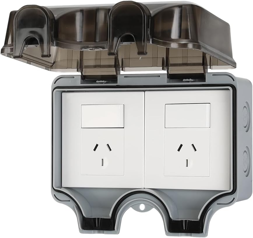 BowLift | IP66 Outdoor Waterproof Wall Socket with Lockable Cover – PowerGuard