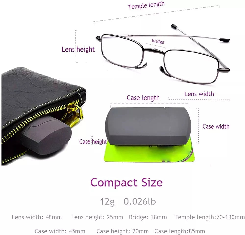 BowLift | Folding Reading Glasses - Portable With Case