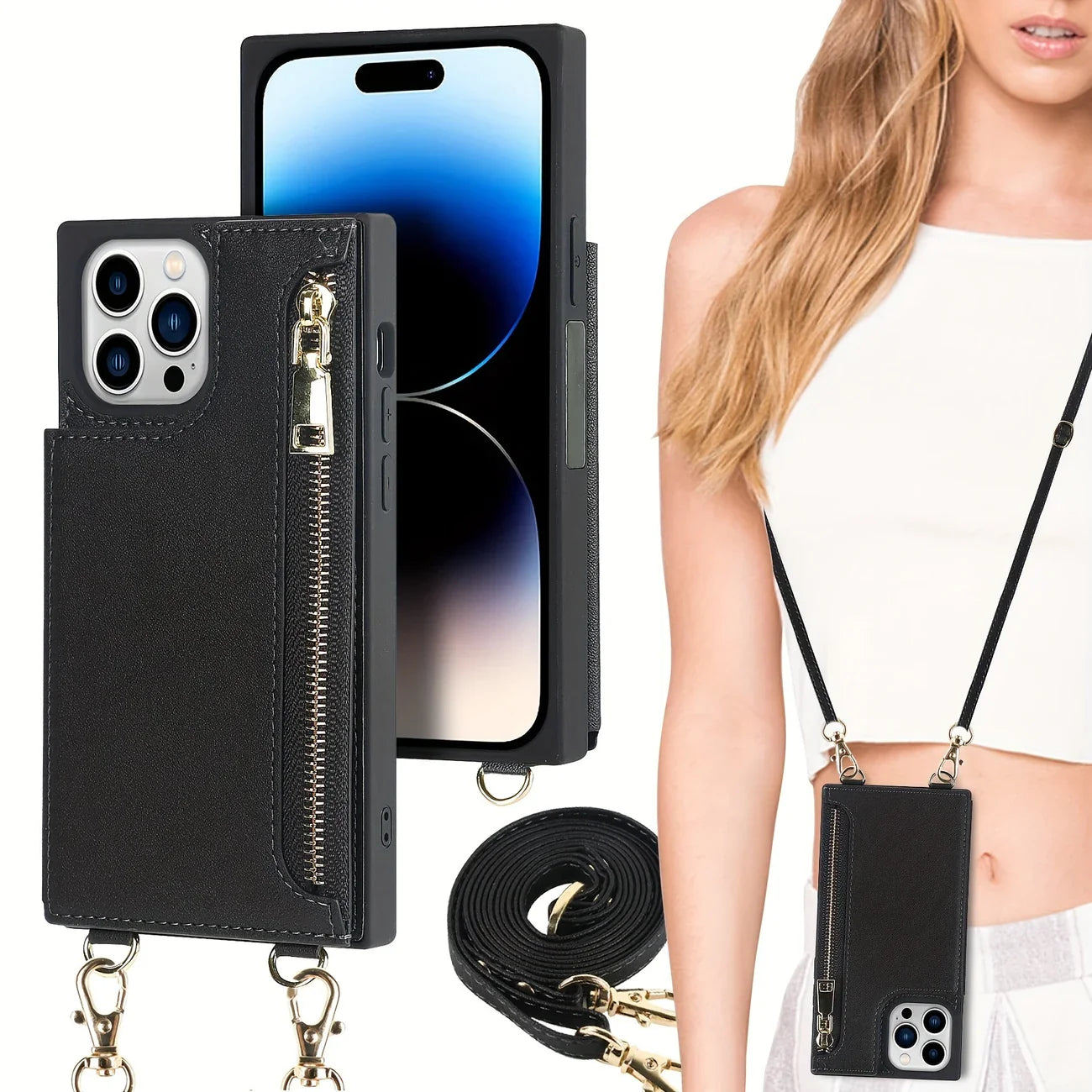 BowLift | 3in1 Phone Case with Card and Coin Pocket Crossbody Bag
