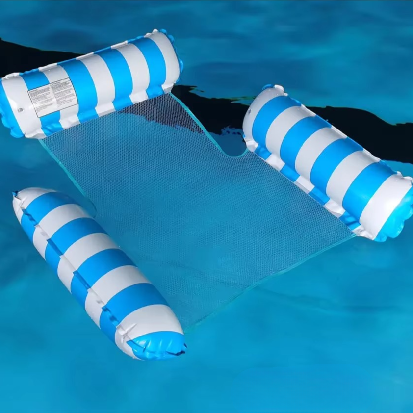 BowLift | Inflatable Water Hammock Recliner Pool Float Lounge Bed