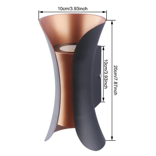 BowLift | 6W-10W LED Outdoor Wall Light – Waterproof Garden & Patio Lighting for Indoor & Outdoor Use